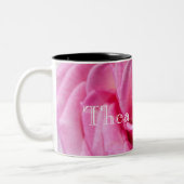 HAMbyWG - Mug de café - Rose rose rose avec nom (Gauche)