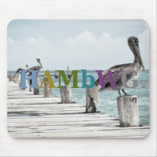 HAMbyWG - Muismat - Pelicans op Dock