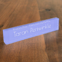 HAMbyWG - Naambordje voor bureau - Periwinkle