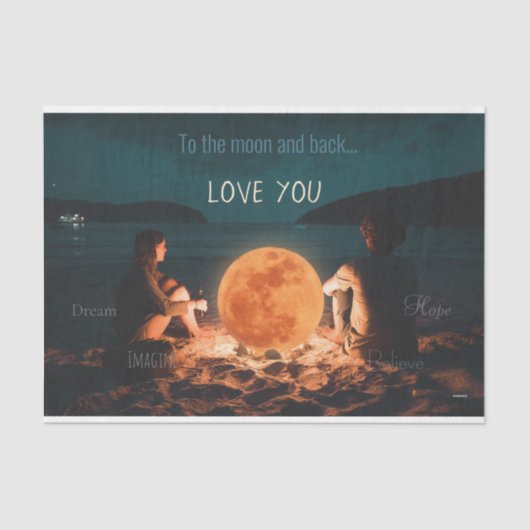 HAMbyWG - Naar de maan en terug Tissuepapier (Voorkant)