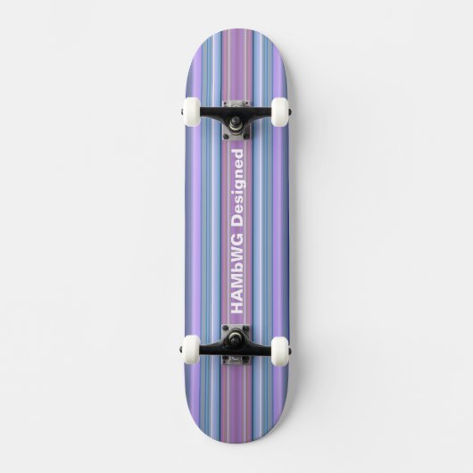 HAMbyWG Ontworpen - Skateboard - Blauwbes (Voorkant)