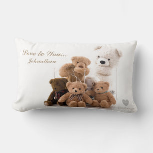 HAMbyWG - Oreiller à lancer - Nounours beige