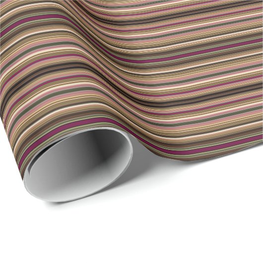 HAMbyWG - Papier cadeau - Noël Bourgogne (Coin rond)