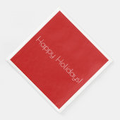HAMbyWG - Papier-luiers - Prettige feestdagen rood Servetten (Hoek)