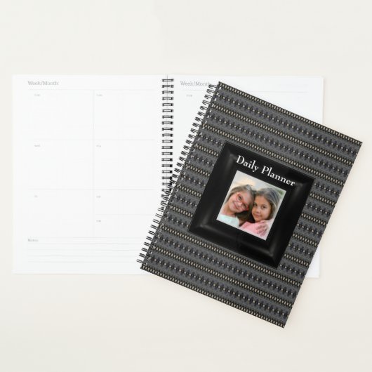 HAMbyWG - Photo Daily Planner - Blue & Creme (Devant avec enveloppe)