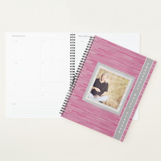 HAMbyWG - Photo Daily Planner - Grossesse (Devant avec enveloppe)