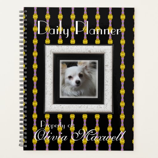 HAMbyWG - Photo Daily Planner - Opal & Gold Bars (Devant)