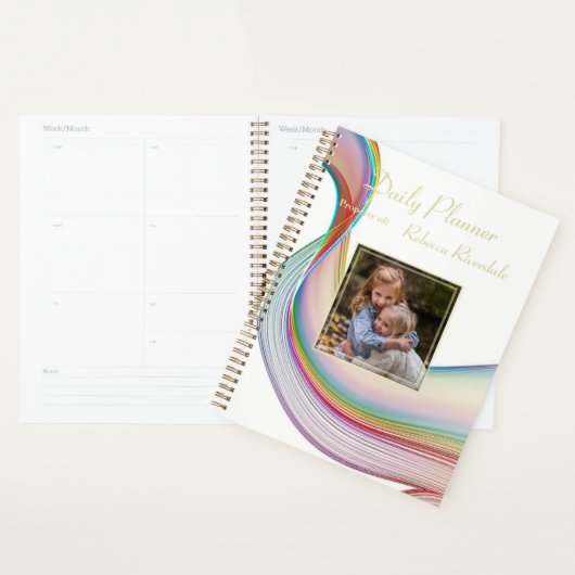 HAMbyWG - Photo Daily Planner - Rainbow Scroll (Devant avec enveloppe)