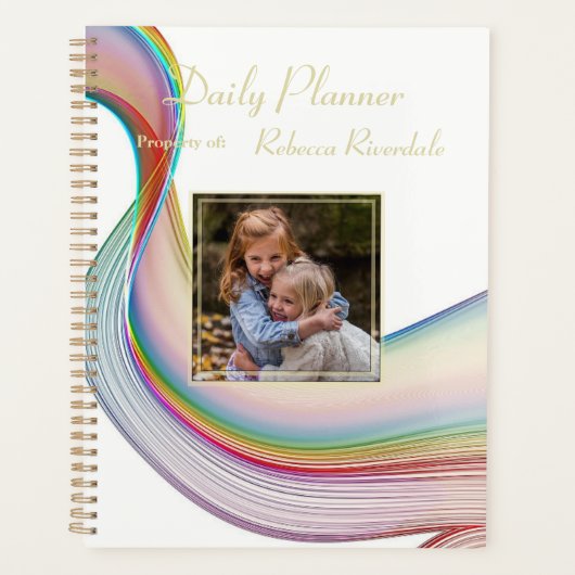 HAMbyWG - Photo Daily Planner - Rainbow Scroll (Devant)