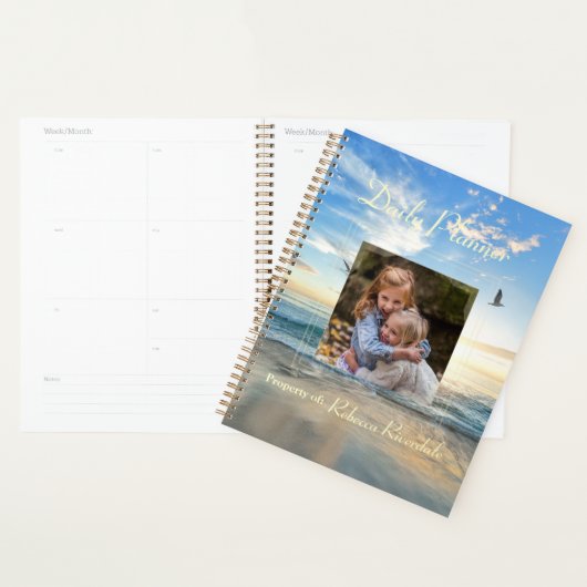 HAMbyWG - Photo Daily Planner - Sunny Beach (Devant avec enveloppe)