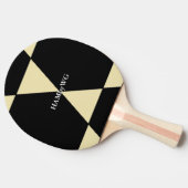 HAMbyWG Ping-Pong Paddle in zwart-wit Tafeltennisbatje (Zijkant)