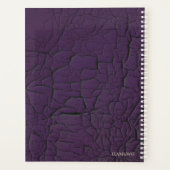 HAMbyWG - Planificateur quotidien - Crackle violet (Dos)