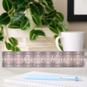 HAMbyWG - Plaque de bureau - Rose/Pêche/Gris tendr