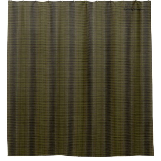 HAMbyWG - Rideau de douche -Matchstick Olive (Devant)