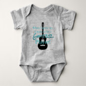HAMbyWG - Romper, T-shirt, Snap T - Guitar Theme Romper (Voorkant)