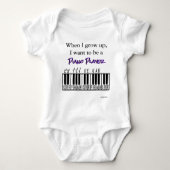 HAMbyWG - Romper, T-shirt, Snap T - Piano Player Romper (Voorkant)