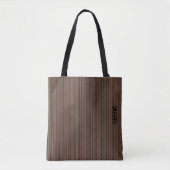 HAMbyWG - Sac cabas - Fine Lines - Marrons (Devant)