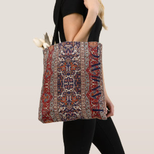 HAMbyWG - Sac fourre-tout - Perse rouge, bleu, bei