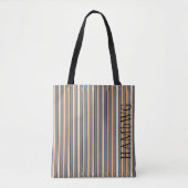 HAMbyWG - Sac fourre-tout - Rayure classique grise (Devant)