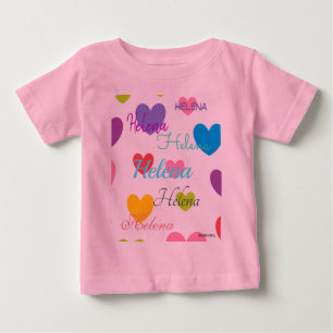 HAMbyWG - Shirt met kleurrijke naam met hart