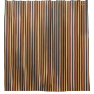 HAMbyWG - Shower Curtain - Caramel/Brown/Beige/Blk Douchegordijn