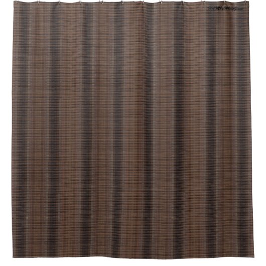 HAMbyWG - Shower Curtain - Matchstick Brown Douchegordijn (Voorkant)