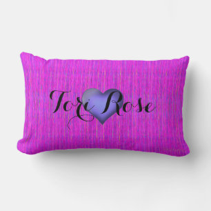 HAMbyWG - Sierkussen - Roze Violet met naam Kussen
