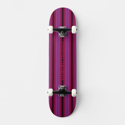 HAMbyWG - Skateboard - Bande de Violet framboise (Recto)