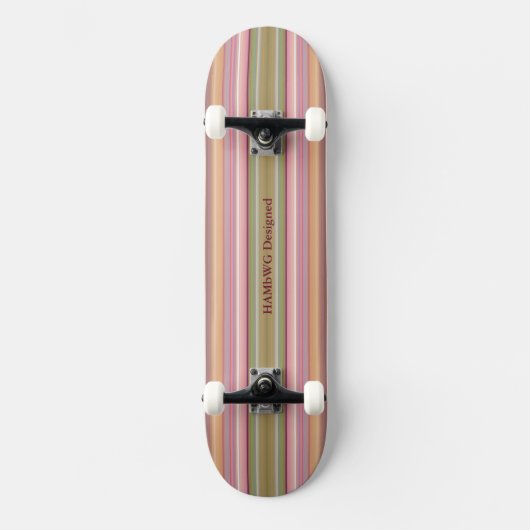 HAMbyWG - Skateboard - Belles Couleurs Riches (Recto)