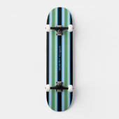 HAMbyWG - Skateboard - Bleu brillant vert noir (Recto)