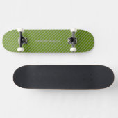 HAMbyWG - Skateboard - Greem Diagonal Stripes (Horz)