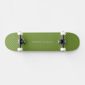 HAMbyWG - Skateboard - Greem Diagonal Stripes (Horz)