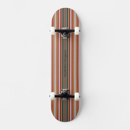 HAMbyWG - Skateboard - Green Opal Red Stripes (Recto)