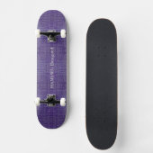 HAMbyWG - Skateboard - Paars met bijzondere proble (Voorkant)