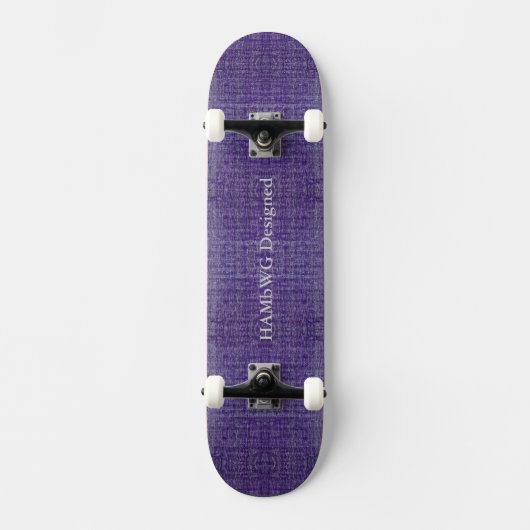 HAMbyWG - Skateboard - Paars met bijzondere proble (Voorkant)