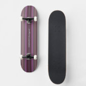 HAMbyWG - Skateboard - Raspberry Stripes (Recto)
