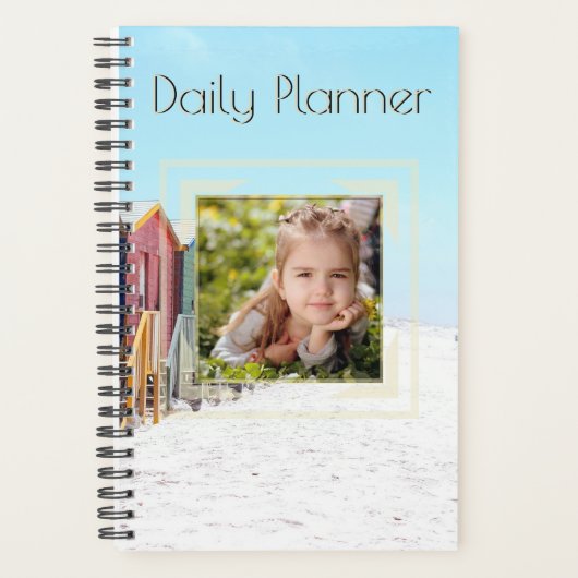 HAMbyWG - Small Daily Planner - Beach Huts (Voorkant)