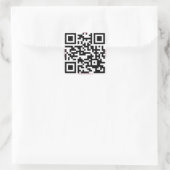 HAMbyWG - Stickers - QR Code avec nom B/W (Sac)