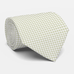 HAMbyWG - Stropdas - White/Bone Houndstooth