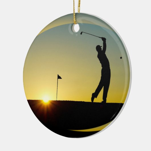 HAMbyWG - Sunset - Golfer Keramisch Ornament (Links)