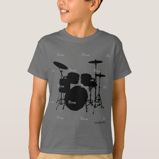 HAMbyWG - T-shirt - Drums (Voorkant)