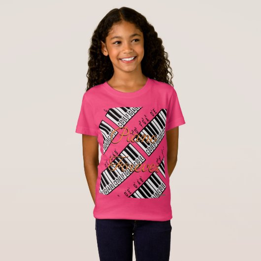 HAMbyWG - T-shirt - Piano Forever (Devant entier)