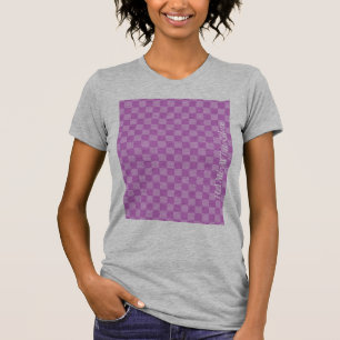 HAMbyWG - T-Shirt voor vrouwen - Lila controleur
