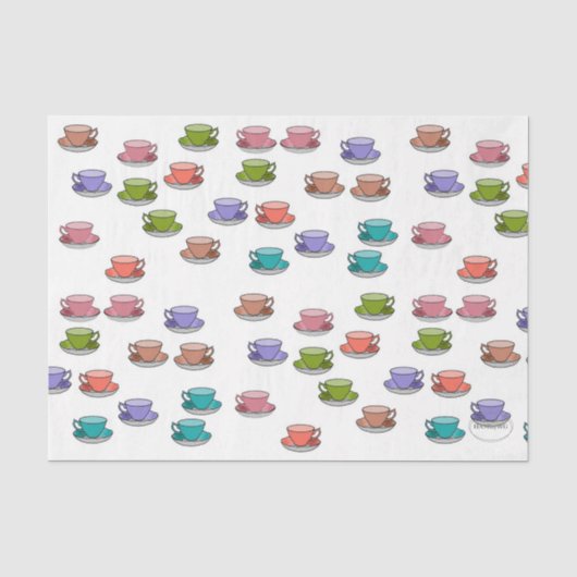 HAMbyWG - Tea Cups Tissuepapier (Voorkant)