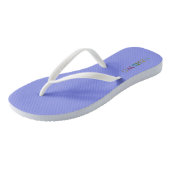 HAMbyWG - Teenslippers - Periwinkle w Multi Logo (Schuin)
