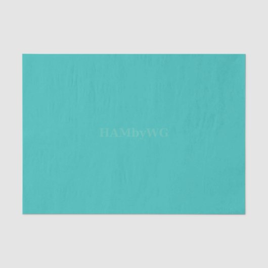 HAMbyWG - Tissuepapier - Aqua (Voorkant)