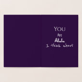 HAMbyWG U bent alles wat ik denk Folie Kaarten (Binnen)