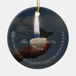 HAMbyWhiteGlove Candle Butterfly Ornament