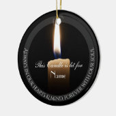 HAMbyWhiteGlove Candle Tribute Ornament (Links)