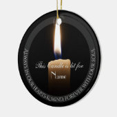 HAMbyWhiteGlove Candle Tribute Ornament (Links)